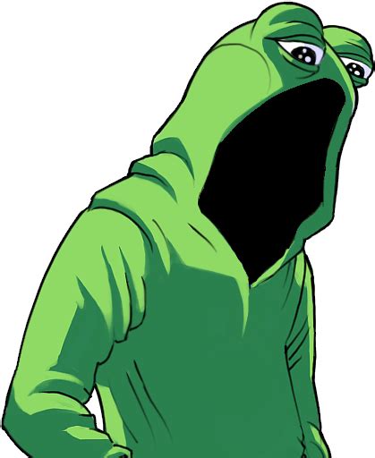 Download I Recognise That Frog Hoodie Sad Frog Feels Pepe Hoodie Png