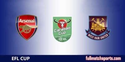 No tv coverage in uk, nbcsn (us). Arsenal vs West Ham United Full Match EFL Carabao Cup 2017