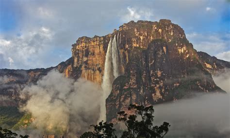 Angel Falls Waterfall In Canaima National Park