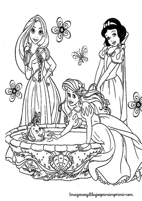 Dibujo De Princesa Para Colorear Princesas Para Colorear Princesas
