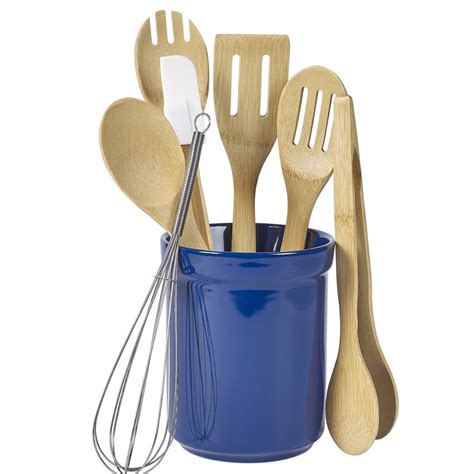 Basic Essentials 8-Piece Kitchen Utensil Set & Reviews ...