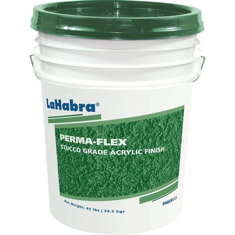 Lahabra Perma Flex 65 Lb Coarse Stucco Grade Acrylic Finish 1193 The