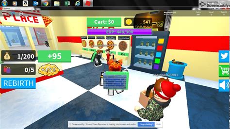Getting To Level 5 Roblox Shopping Simulator Youtube