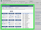 Yearly Event Calendar Template Excel | Excel calendar template ...