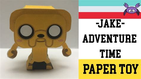 How To Make A Jake Adventure Time Paper Toy Papercraft Free