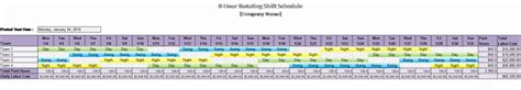 8 Hour Shift Rotations Examples 8 Hour Rotating Shift Schedule