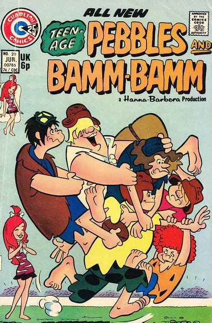 Hanna Barbera Pebbles And Bamm Bamm Charlton Comics 1974 A Photo On