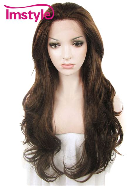 Straight Lace Front Wigs Synthetic Lace Front Wigs Synthetic Wigs Synthetic Fiber Long Brown