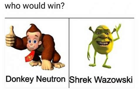Shrek Wazowski Versus Donkey Neutron Battle Arena Amino Amino