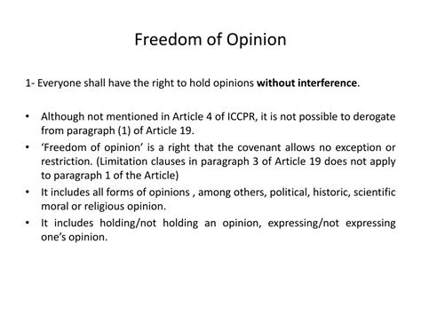 Ppt Freedom Of Expression Powerpoint Presentation Free Download Id