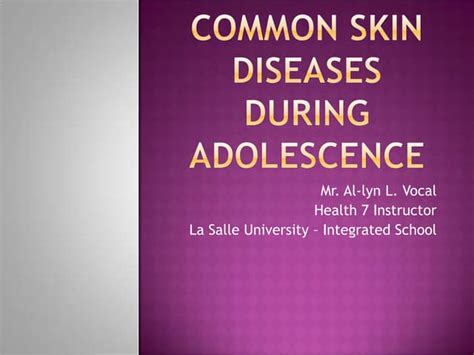 Skin Functions And Common Skin Conditions Ppt