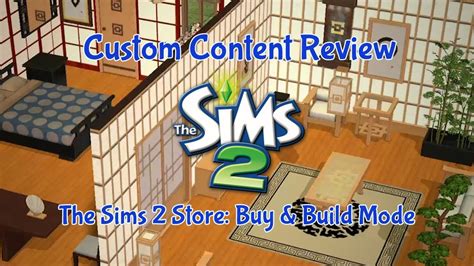 Custom Content Review The Sims 2 Store Items Build And Buy Mode Youtube