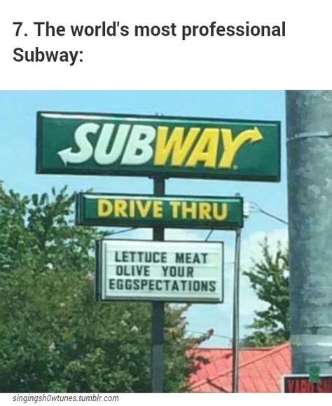 Pin By Jazmine Joyner On Memes And Things Subway Memes Memes Funny