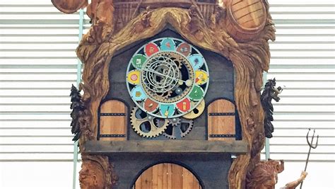 Giant Cuckoo Clock Lands At Portland International Airport