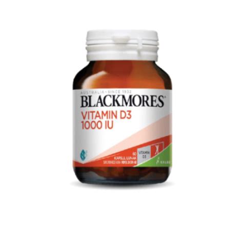 Blackmores Vitamin D3 1000 Iu 60 Kapsul Manfaat Kandungan Dosis Dan Efek Samping