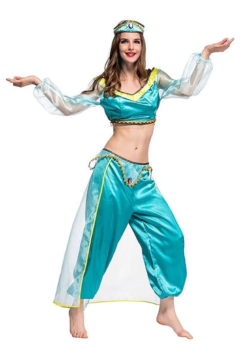 Arabian Genie Aladdin Fancy Dress Up Costume Outfit