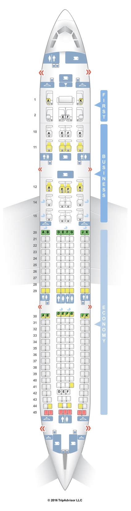 Seatguru Seat Map Oman Air Airbus A330 300 333