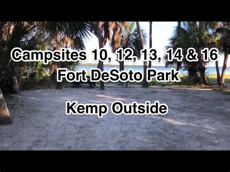 Fort De Soto Park Campsites 10 12 13 14 And 16 Kemp Outside