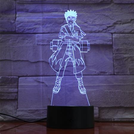 Anime famous characters neon led signs. Naruto Led Anime Night Lights 7 Colors Changing 3d Visual ...