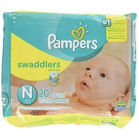 Pampers Swaddlers Diapers Newborn Up To 10 Lbs 20 Count