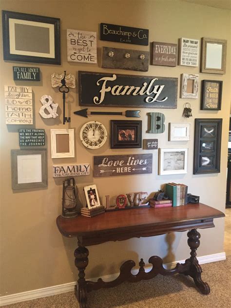 Pin by Amy Lehman on Front hallway | Family wall decor, Dining room ...