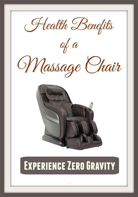 Health Benefits Of A Massage Chair Massage Massage Chair Massage Therapy