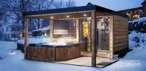 Hot Tub Pergola Design Ideas Diy Building Costs 60 Photos Sauna House Outdoor Sauna Hot