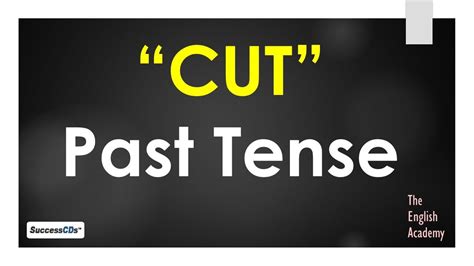 Past Tense Of Cut And Other Forms Of The Verb Cut Examples Sentences