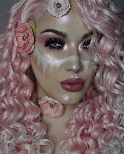 Pin By Doosans Dashboard On Pretty In Pink Halloween Face Makeup
