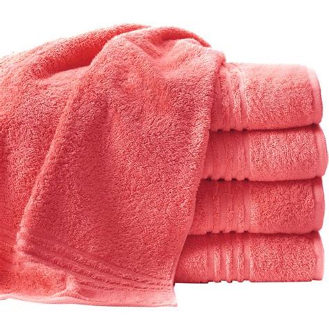 Walmart Essentials 4 Piece Bath Towel Coral Towel Colorful Towel Towel
