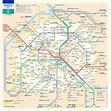 Mapa metro Paris (Paris Métro)