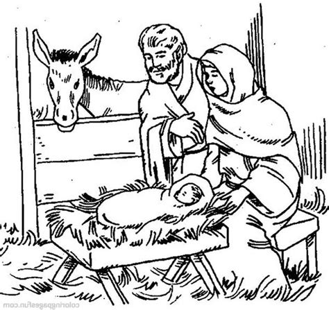The Birth Of Jesus Bible Christmas Story Coloring Pages Best Place To