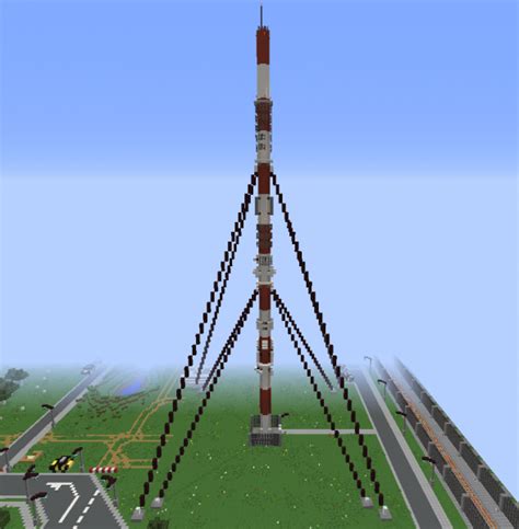 Radio Mast Grabcraft Your Number One Source For Minecraft Buildings