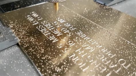 Engraving A Brass Plaque Youtube