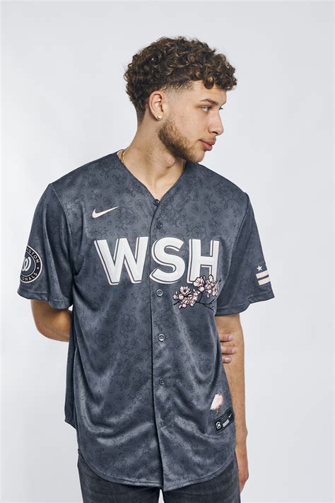 Washington Nationals Nike Official Replica City Connect Jersey Mens