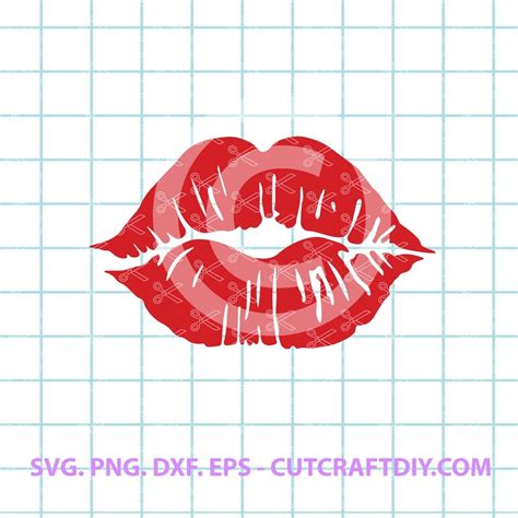 Solid Lips Kiss SVG