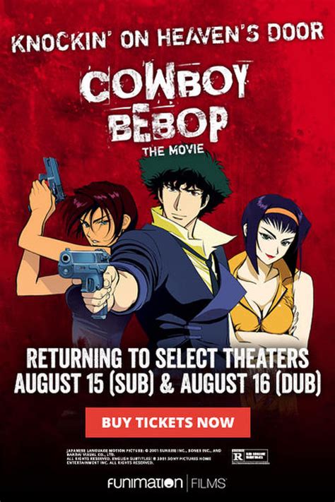 Cowboy Bebop The Movie Knockin On Heavens Door Fandango