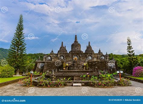 Buddhist Temple Of Banjar Island Bali Indonesia Stock Image Image