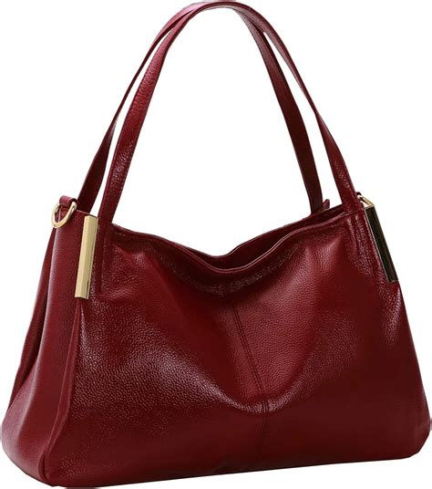 Heshe Women’s Leather Handbags Top Handle Totes Bags Shoulder Handbag Satchel Designer Purse