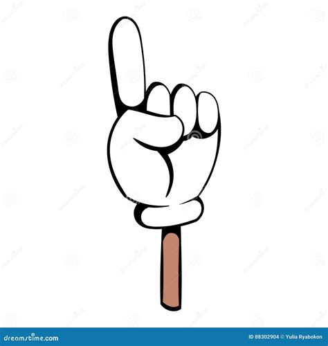 Hand Gesture Icon Icon Cartoon Stock Vector Illustration Of Football