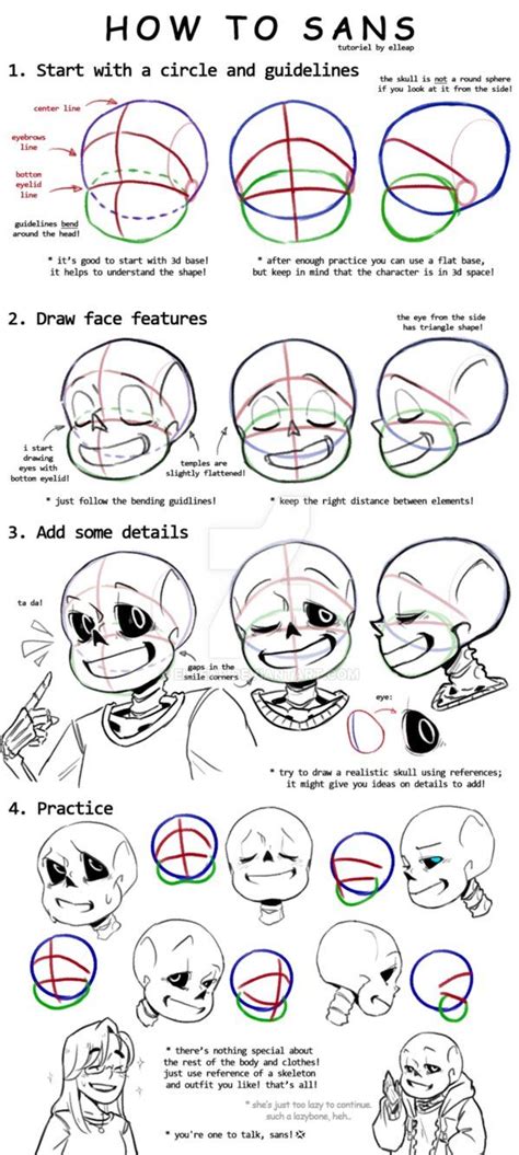 How To Draw Sans Head Step By Step Howto Drawing