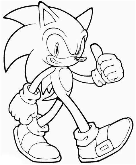Desenhos De Sonic Para Colorir Como Fazer Em Casa Desenhos Para Images