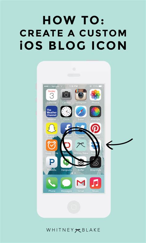 Not only that, but you also have widgets too on ios 14, which is awesome. How To: Create A Custom iOS Blog Icon | Whitney Blake