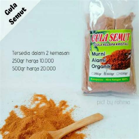 Gula Semut Pengganti Gula Sehat Gula Kelapa Kristal Shopee Indonesia