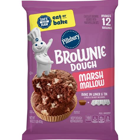 Pillsbury Brownie Dough Chocolate Fudge 12 Ct 16 Oz
