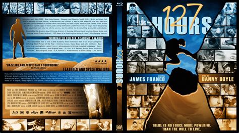 127 Hours Custom Blu Ray Cover 3 Movie Blu Ray Custom Covers 127