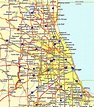 Map of Chicago Illinois - TravelsMaps.Com
