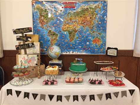 Travel Themed Party Birthday Party Decorations Travel Party Theme