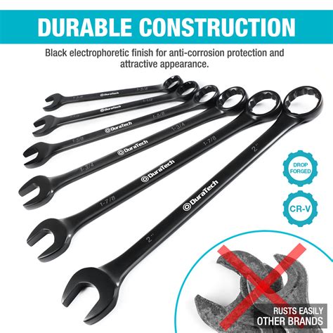 Jumbo Combination Wrench Set Sae