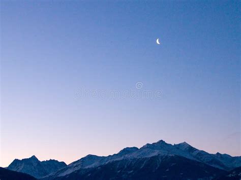 The Moon Over The Mountains Royalty Free Stock Photography Image 148457